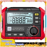 【D&F】HABOTEST Leakage Switch Tester LCD Digital Resistance Meter RCD/Loop Tester 0-100GΩ DC 1000V AC