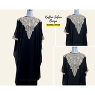 [READYSTOCK MALAYSIA] KAFTAN SULAM BUNGA MUSLIMAH DRESS JUBAH LOOSE ABAYA BAJU RAYA CUTTING KELAWAR