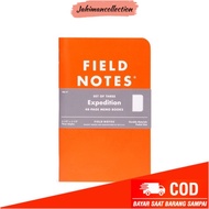 Notebook Field Notes Expedition 3 Pack Dot Graph Paper Stationeries