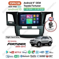 PROMO- HEAD UNIT 9 INCH FORTUNER 2005 - 2015 - Elvoir Store