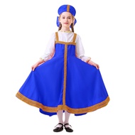 Russian Rusian Ethnic Costume Adult Games Children Role-Playing Ukraine Costume