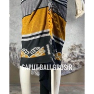 SAPUT BALI GROSIR -saput bali pria terbaru - tenun blanket-udeng-endek-kuning - saput anak laki-laki