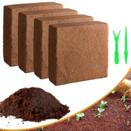 1pc Seedling Block,Organic Plants Coco Coir Brick,Coconut Coir Bricks Premium 100% Organic Peat Moss