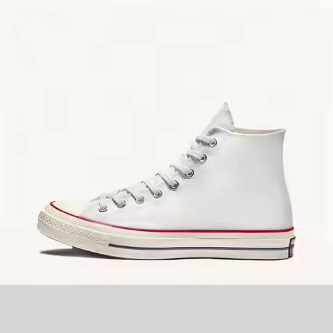Converse Chuck 70 Chuck Taylor Unisex Beige High-Top Sneakers – Classic Versatile Trendy Canvas & Du
