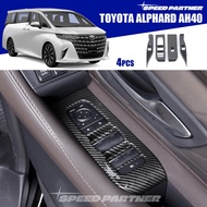 Toyota Alphard AH40 (2023-Present) 4pcs window Switch Panel Cover for alphard 40 accessories
