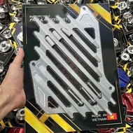 CNC aluminum water tank cover for Ab, Vario, Click, Sh 125 150 160 2val 4val vehicles with full scre