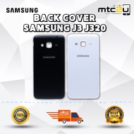 BACK COVER-SAMSUNG J3 J320 (BLACK)/PENUTUP BELAKANG-SAMSUNG J3 J320 (HITAM)