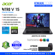 Acer Nitro V 15 ANV15-51-53DG Intel i5 13420H 8GB RAM Intel UHD Graphics RTX 4050 6GB 512GB SSD 15.6