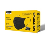 Neutrovis Premium Black 4Play Medical Face Mask for adult 50s