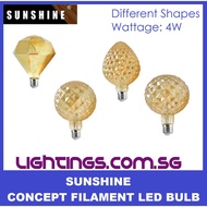 SUNSHINE LED FILAMENT BULB - 4W CONCEPT FILAMENT SERIES