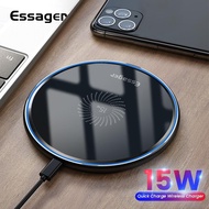 Essager 15W Qi Wireless Charger Fast Wireless Charging For iPhone 11 Pro X XR Max 8 Xiaomi mi 10 Sam