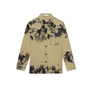 [MOO 3/25] Tie-Dye Wild Shirt เสื้อเชิ้ต แขนยาว แต่งดีเทลกุ๊น Yoke กระเป๋าทรงคาวบอยเวสเทิร์น  ปักด้า