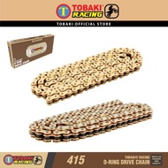 Sprocket O ring chain 415 -132 L Gold Tobaki