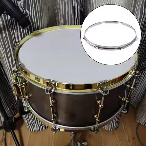 Yibuy Drum Rim Hoop Zinc Alloy Ring for Music Lover 16" 8 Lug Upper Circle