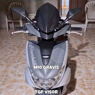 MIO GRAVIS Side mirror with bracket and visor set