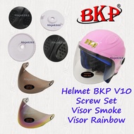 Helmet BKP V10 Screw Set Or Visor ( Clear / Smoke / Rainbow )