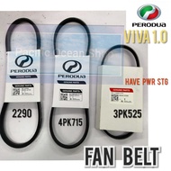 FAN BELT ORIGINAL VIVA 1.0 (3PK525)(4PK715)(2290)(SET)