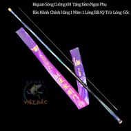 Cần câu tay Biquan Sóng Cường 6H bản cao cấp chính hãng tặng kèm ngọn phụ bảo hành 1 năm các lóng