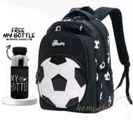 [ Free Botol ] Tas smiggle bola / Tas sekolah paling populer / Tas ransel sekolah anak laki laki sd 