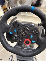 （9成新）Logitech G29 賽車方向盤連車架波棍