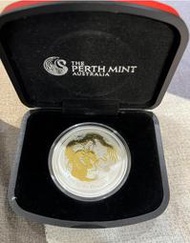 2012 澳洲龍年鍍金1盎司銀幣