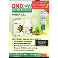 DND369 Sacha Inchi Oil Softgel 100% Organic READY STOCK ORIGINAL(1/2 Botol) 60 Softgel/Kapsul. Dr Noordin Darus.