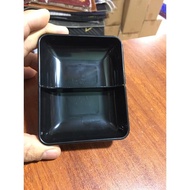 [Wholesale STOCK] 2 COMPARTMENT DIPPING SAUCE PLATE, PLASTIC SAUCE PLATE FOR CHILI SAUCE, CONVENIENT