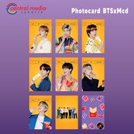 1 Set Photo Card The BTS MEAL (8 Pcs) Premium BTS MCD BTS Members Kpop