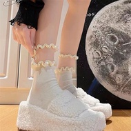 Autumn Socks Cute Lolita Women Socks Girls All-Match jk Lolita Socks Bowknot Fairy Socks ll4.26