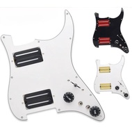 HH-Coil Splitting Electric Guitar Pickguard Two Blade Style High Output-15K with Two Humbucker Loade