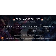 SELLING QQ ACCOUNT - ID VERIFICATION - NUMBER SUBS - SINCE 2020 - With League of Legends Account