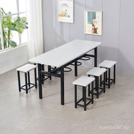 4 People Split Stool Dining Cafeteria Student Fast Food Restaurant 6 People Dining Table Desktop Sta