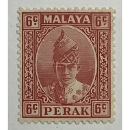 M295-Malaya Stamps Mint - 1938-1941 MALAYA PERAK SULTAN ISKANDAR 6c, 8c, 10c
