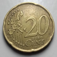 Koin Italia 20 Cent euro th 2002