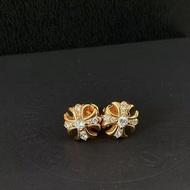 CHROME HEARTS Cross Earrings Retro Simple Diamond Earrings Earrings Men And Women