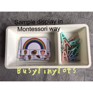 BusyTinyTots/Learning Five Senses/Quiet Book/Busy Book/Montessori inspired activity