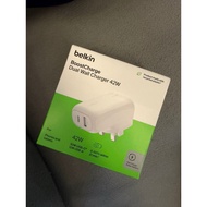 Belkin BoostCharge Dual Wall Charger 42W - White