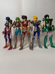 聖鬥士星矢 聖衣神話5隻 5小強 有頭盔! 星矢 一輝 紫龍 冰河 阿舜 天馬 天龍 仙女 天鵝 鳳凰 初期青銅聖衣 頭盔  原裝正版 價高者得 長期入袋保存 配件相有心機會後補 只限柴灣區商業大廈o
