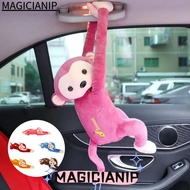 MAGICIANIP Monkey Plush Toys, Long Arm Ape Car Accesorios Car Pendant, Fashion Hanging Monkey Gibbon