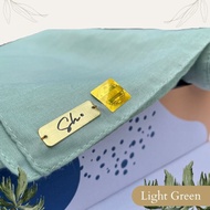 hijab segi empat polos basic voal premium | krudung paris segiempat - light green