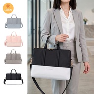 Laptop Bag Wanita Leather LARGE Capacity Large Capacity tote crossbody Slingbag College Shoulder Bag