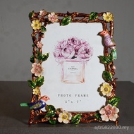 Swing Table Set Table Metal Home Accessories Wholesale Photo Frame Wedding Nordic Flower Bird Girl W