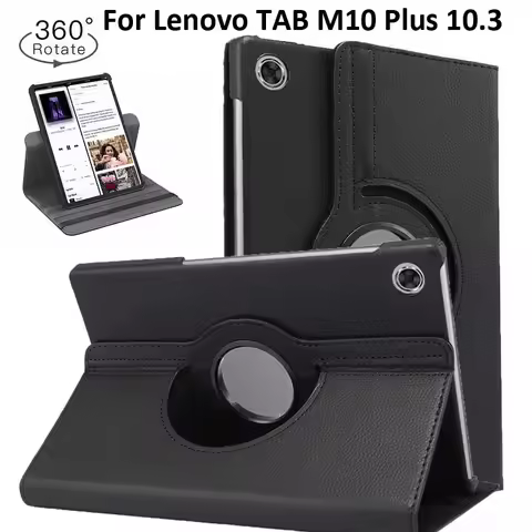 Case For Lenovo Tab M10 Plus TB-X606X X606F 10.3"360 Degree Rotating Stand Tablet Cover For Lenovo T