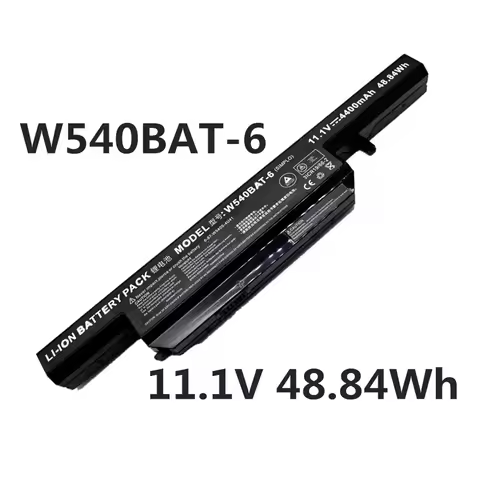 W540BAT-6 6-87-W540S-4W42 Laptop Battery for Clevo W155U W540EU W54EU W550 W550EU W55EU W540 Gigabyt