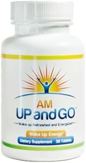 amUPandGO New - Natural Wake Up Aid Supplement – Patented Delayed Release Caffeine Wake Up Pill – Ma