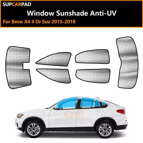 For Bmw X4 4 Dr Suv 2015-2018 Custom Car Window Sunshade Anti-UV Car Sun Window Visors Sunshade Cove