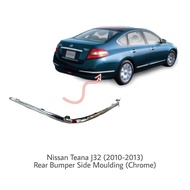 J32 Nissan Teana (2010 2011 2012 2013) คิ้วกันชนหลัง (โครเมียม)