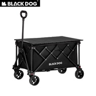 BLACKDOG Highland Wagon Camping Cart Foldable Trolley with Tabletop Outdoor Gear Cart