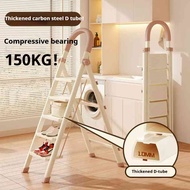 Foldable Ladder Step 3 4 5 6 Step Ladder 150Kg Bearing Slim Ladder Small Step Ladder