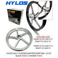 HYLOS 511 FG511 LC135 / LC 135 SPORT RIM ***CUSTOM ADAPTER *** 1.40/1.40 X17 & 1.60/1.60 X17